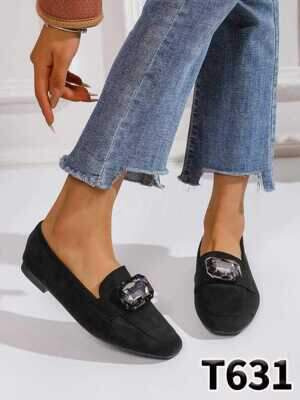 Mokasyny damskie T631.BLACK (36/41,12par)