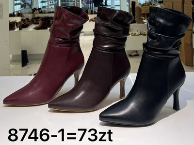 Botki damskie ocieplane 8746-1.KOLORDOWYBORU (36/41,12par)