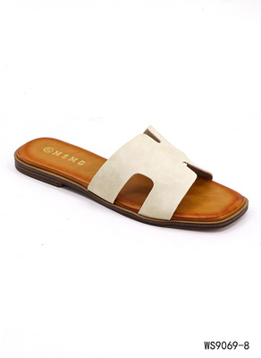 Klapki damskie WS9069-8.BEIGE (36/41,12par)