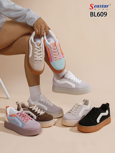 Buty sportowe damskie BL609.WHITE (36/41,12par)