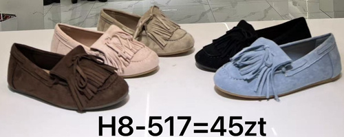 Balerinki damskie H8-517.KOLORDOWYBORU (36/41,12par)