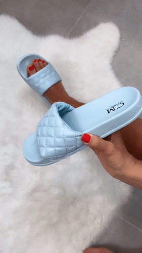 Klapki damskie 7A2068.BLUE (36/41,12par)