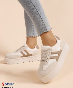 Buty sportowe damskie 7ANB790.BEIGE (36/41,12par)