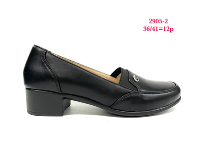 Półbuty damskie  7A2905-2.BLACK (36/41,12par)