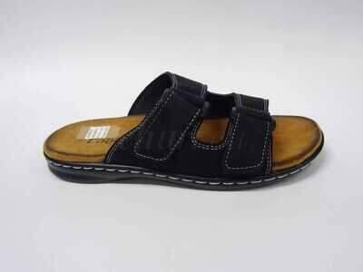 Klapki męskie 9AJK3686-1.BLACK (40/46,12par)