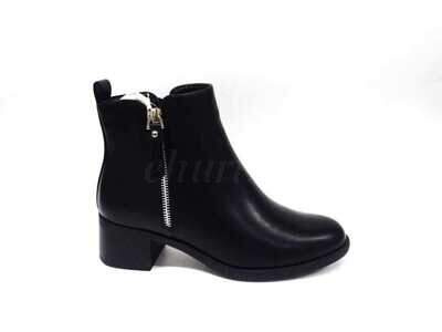Botki damskie 7ASA185-1.BLACK Ocieplane (36/41,12par)