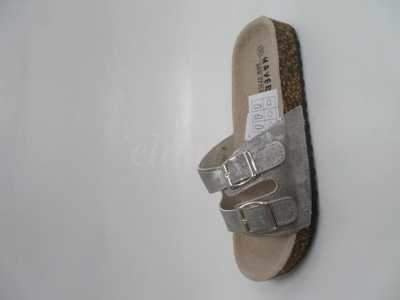 Klapki damskie DE31-7.SILVER (36/41,12par)