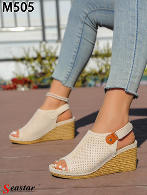 Sandały damskie M505.BEIGE (36/41,12par)