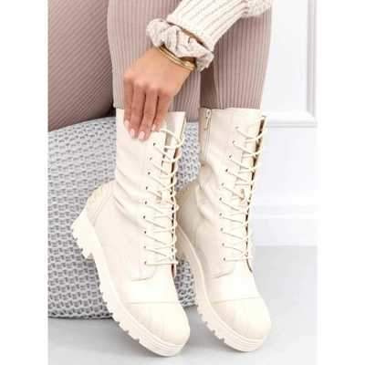 Botki damskie ocieplane 7A2557.BEIGE  (36/41,12par)
