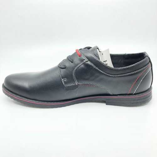 Półbuty męskie AB302A-3.BLACK/RED (40/45,8par)