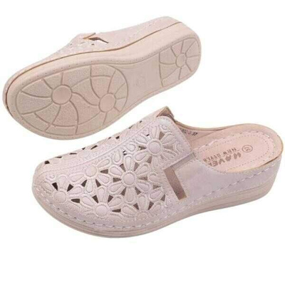 Klapki damskie DE202-8.BEIGE (36/41,12par)