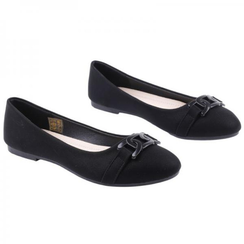 Balerinki damskie F22A-2.BLACK (36/41,12par)