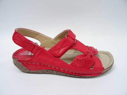 Sandały damskie 7AS6325.RED (36/41,12par)
