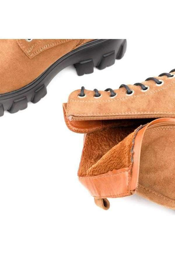 Botki damskie RM12-21.KHAKI Ocieplane (36/40,8par)