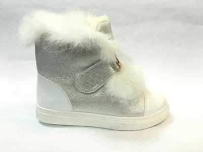 Botki damskie 7AB193A-3.WHITE Ocieplane (36/41,8par)