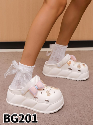 Klapki damskie  7ABG201.WHITE  (36/41,12par)