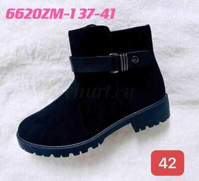 Botki damskie  7A6620ZM-1.BLACK      (37/41,12par)