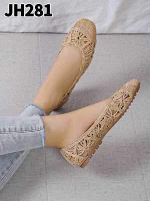 Balerinki damskie 7AJH281.BEIGE (36/41,12par)