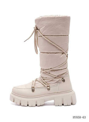 Kozaki damskie Lekkoocieplane 7AHY858-63.KHAKI (36/41,12par)