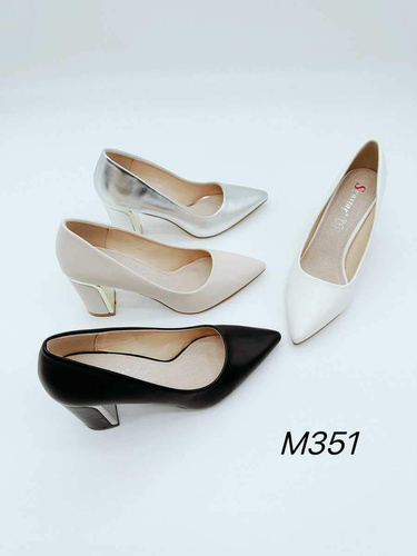 Czółenka damskie M351.BEIGE (36/41 12par)