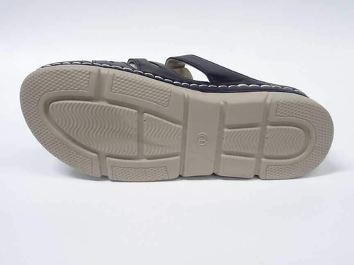 Klapki damskie 7A6921-1.BLACK (37/41,12par)