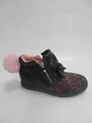 Botki dziewczęce 5AR98AC-1.BLACK (31/36,8par)