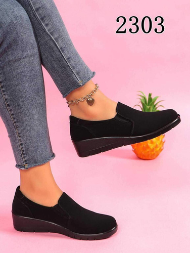 Półbuty damskie 2303.BLACK (36/41,12par)