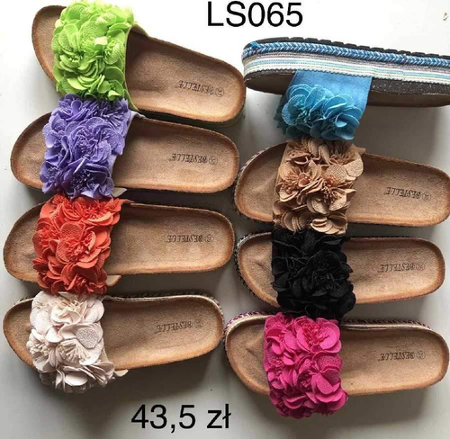 Klapki damskie 7ALS065.BLACK (36/41,12par)