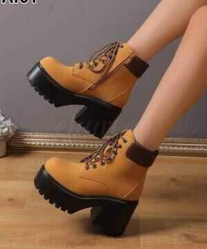 Botki damskie AI01.CAMEL (36/41,12par)