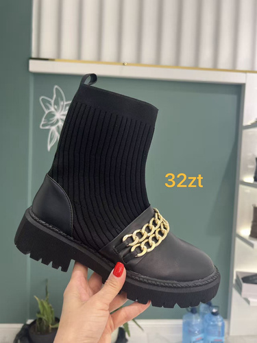 Botki damskie  7A9208.BLACK (36/41,12par)