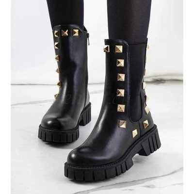 Botki damskie nieocieplane 7AA6150.BLACK  (36/41,12par)