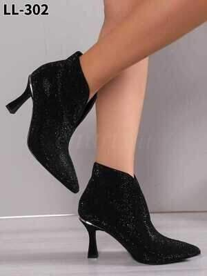 Botki damskie  7ALL302.BLACK (36/41,12par)