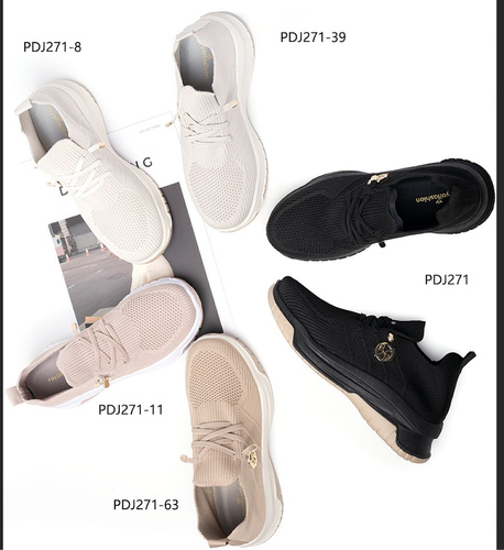 Balerinki damskie 7APDJ271-63.KHAKI  (36/41,12par)