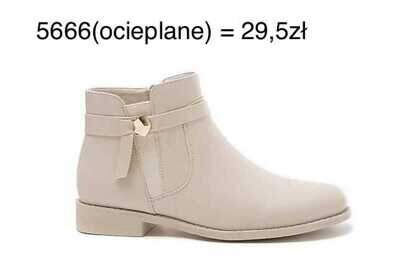 Botki damskie  7A5666.BEIGE  (36/41,12par)