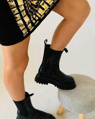 Botki damskie 7ARB115.BLACK Ocieplane (36/41,12par)