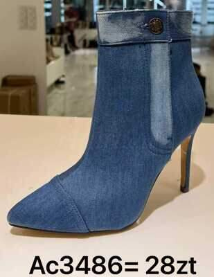 Botki damskie 7AAC3486.BLUE (36/41,12par)