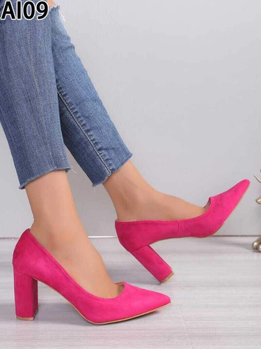 Czółenka damskie AI09.FUSHIA (36/41,12par)