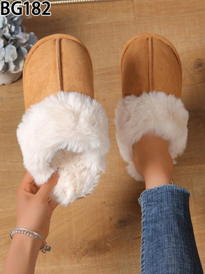 Kapcie damskie BG182.CAMEL (36/41,12par)