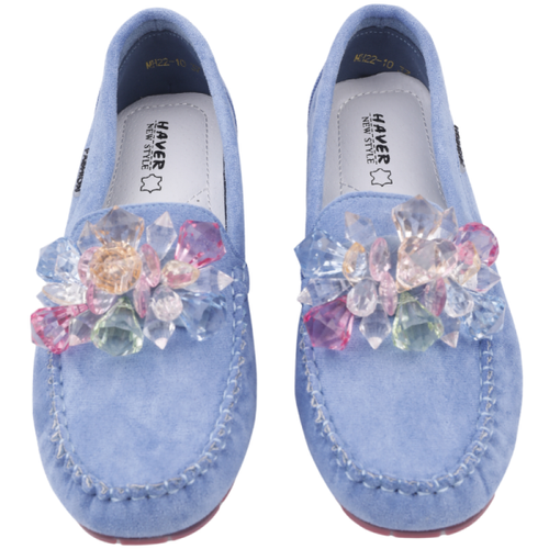 Mokasyny damskie MH22-10.BLUE (36/41,12par)