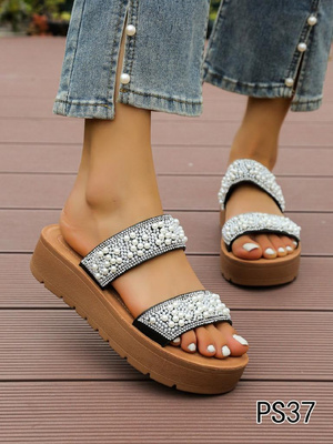 Klapki damskie PS37.BLACK (36/41,12par)