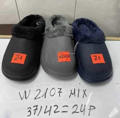 Kapcie damskie 7AW2107.MIX (37/42,24par)