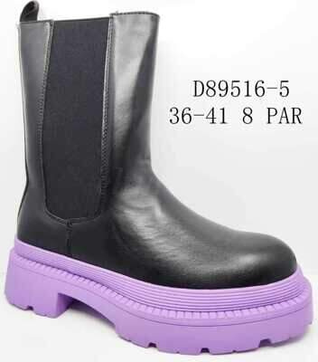 Botki damskie 7AD89516-5.FIOLET (36/41,8par)