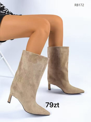 Botki damskie 7ARB172.BEIGE (36/41,12par)