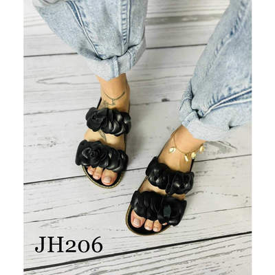 Klapki damskie 7AJH206.BLACK (36/41,12par)