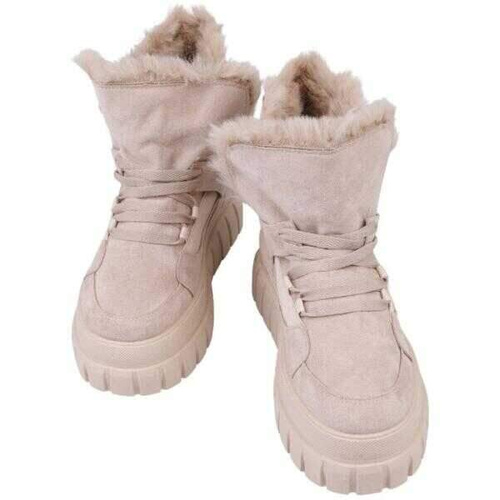 Botki damskie RM107-2.BEIGE (36/41,8par)