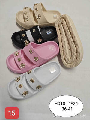 Klapki damskie 7AH010.MIX (36/41,24par)