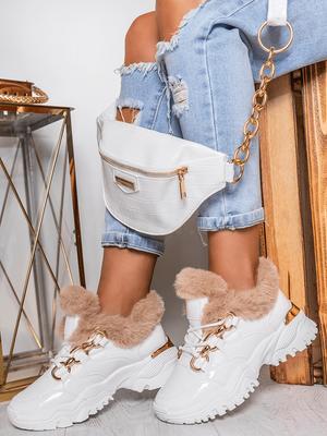 Buty sportowe damskie HF258.WHITE (36/41,12par)