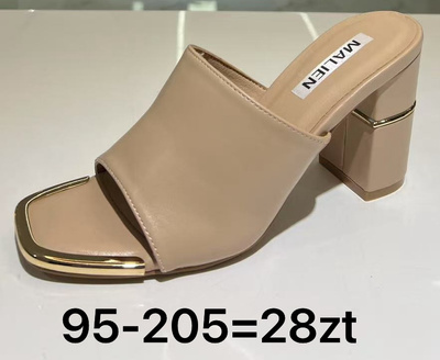 Klapki damskie 95-205.BEIGE (36/41,12par)