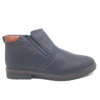 Trzewiki męskie A20172-7.NAVY/BROWN (41/46,8par)