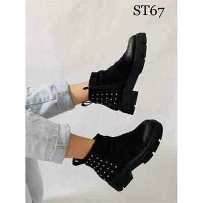 Botki damskie 7AST67.BLACK (36/41,12par)